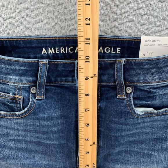 American Eagle Super Stretch Hi-Rise Shortie Women's Shorts  NWT  -   Size:  6 - Picture 5 of 14